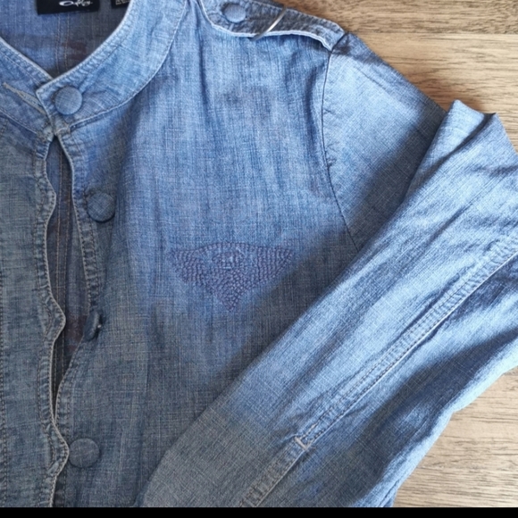 Oakley Chambray Denim Jacket Spring Small - Picture 5 of 10